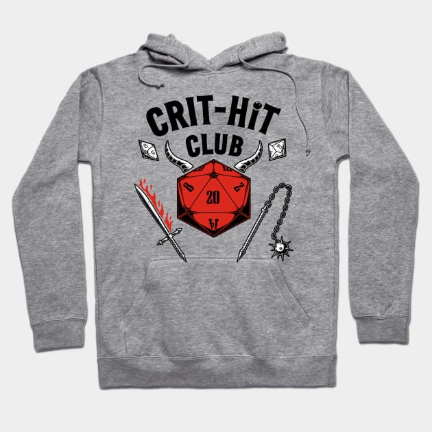 Crit-Hit Club Hoodie by pigboom